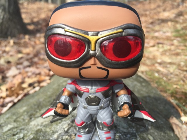 Funko Captain America Civil War Falcon POP Vinyls Translucent Red Goggles