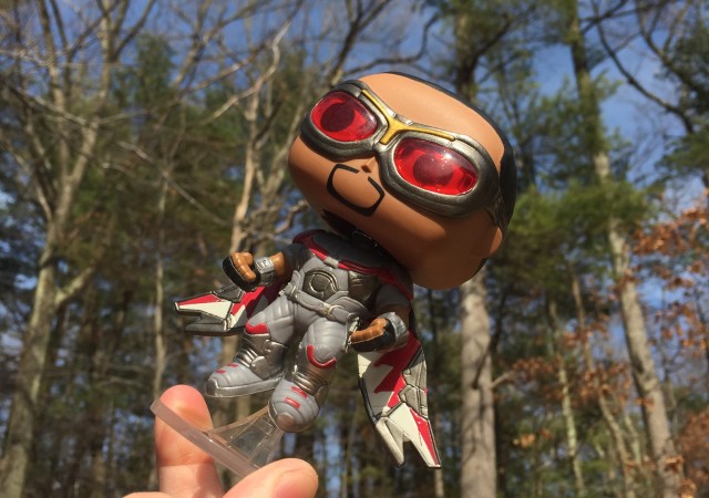 Falcon Funko POP Vinyl Exclusive Figure Flying on Flight Stand