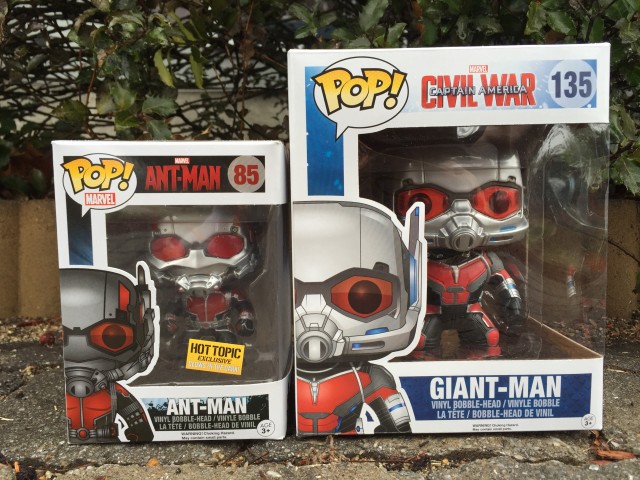 Funko Giant Man and Ant-Man Size Comparison Photo