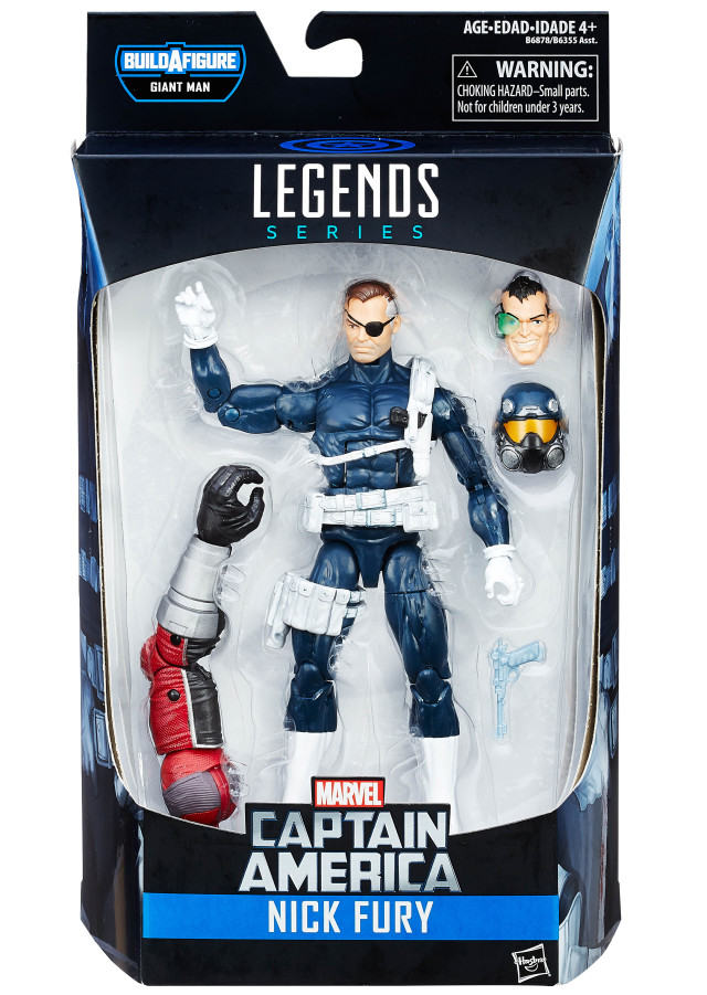 Marvel Legends 2016 Nick Fury Figure Packaged