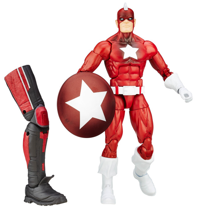 Marvel Legends Captain America Civil War Red Guardian Figure with Giant-Man Leg