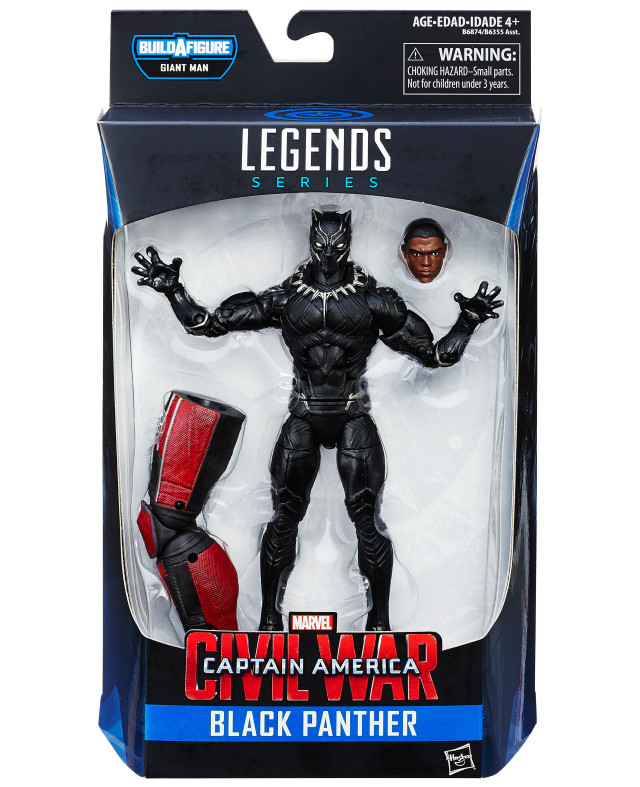 Marvel Legends Civil War Black Panther Figure Packaged