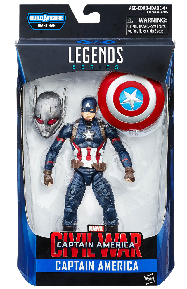 Marvel Legends Civil War Captain America Figure Packaged