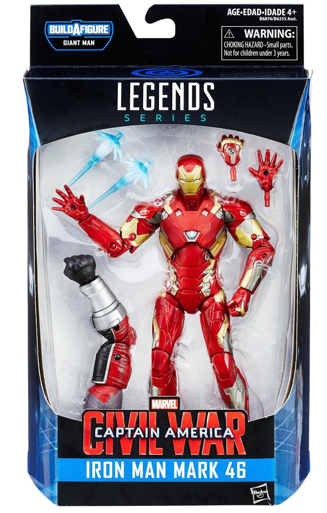 Marvel Legends Iron Man Mark 46 Civil War Figure