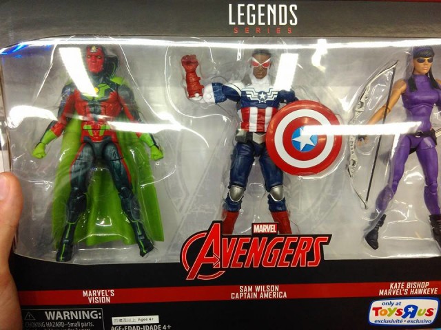 Marvel Legends Sam Wilson Captain America Kate Bishop Hawkeye Vision Pack