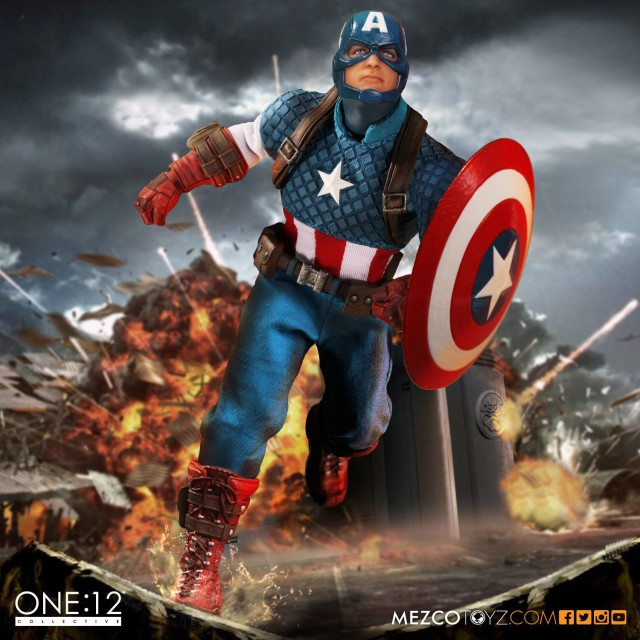 Mezco ONE 12 Collective Captain America Figure Up for Order