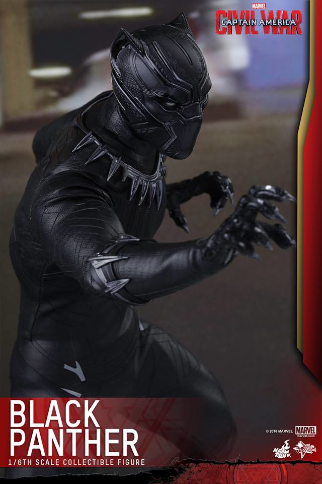 Captain America Civil War Hot Toys Black Panther Sixth Scale Figure