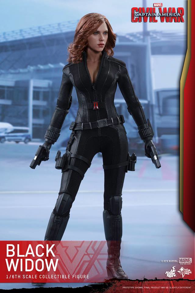 Captain America Civil War Hot Toys Black Widow MMS 365 Figure
