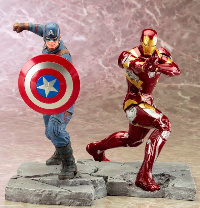 Captain America Civil War Kotobukiya ARTFX+ Statues