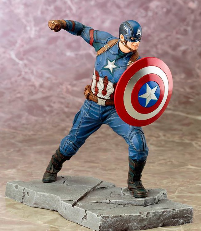 Kotobukiya Marvel Comics Captain America Now Statue for sale online Artfx 