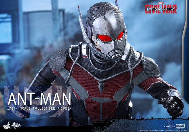 Close-Up of Hot Toys Ant Man Captain America Civil War Sixth Scale Figure