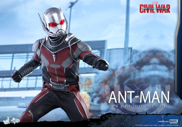 Close-Up of Hot Toys Ant Man Captain America Civil War Sixth Scale Figure