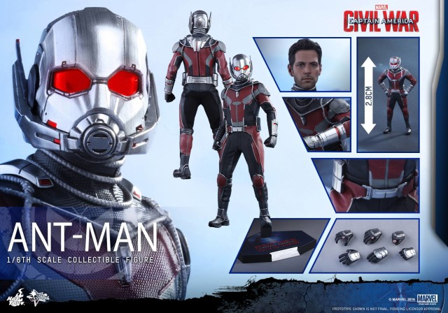 Hot Toys Captain America Civil War Ant-Man Figure and Accessories