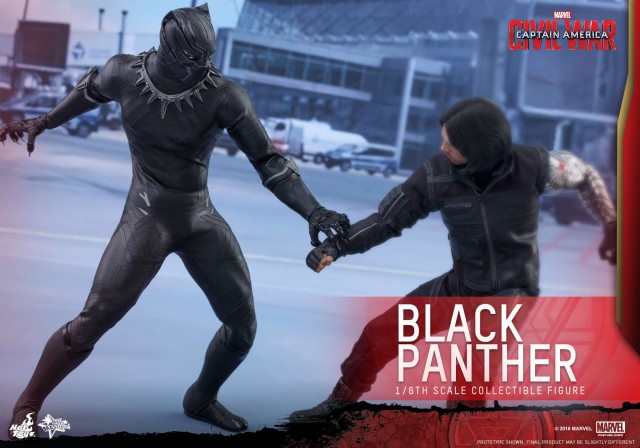 Hot Toys Captain America Civil War Black Panther vs. Winter Soldier