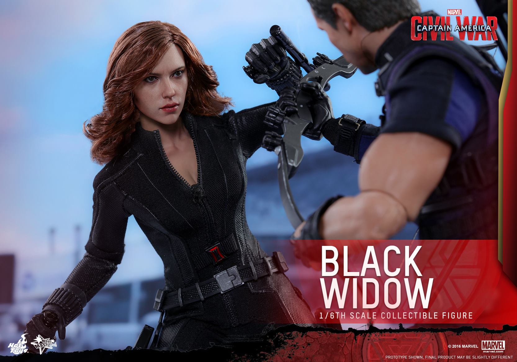 Hot toys hawkeye civil 2024 war