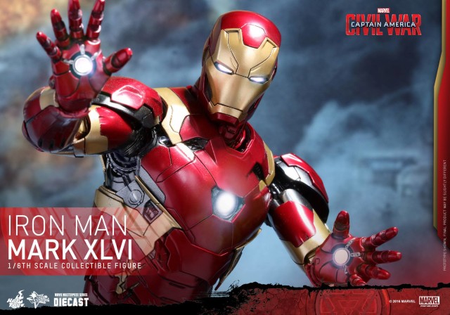 Hot Toys Captain America Civil War Die-Cast Iron Man Mark 46 Figure
