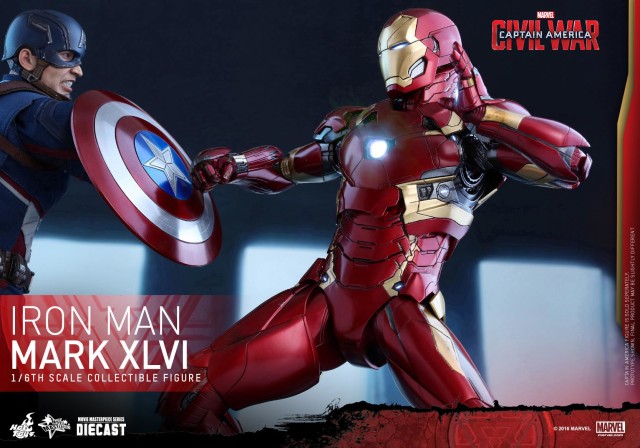 Hot Toys Captain America Civil War vs. Iron Man Die-Cast Figures