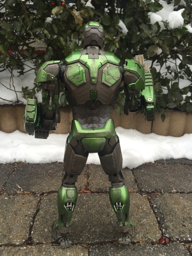 Back of Iron Man Gamma Mark XXVI Movie Masterpiece Series Figure