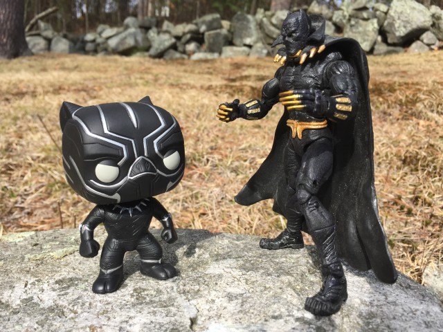 Marvel Legends Black Panther vs. Civil War POP Vinyls Black Panther