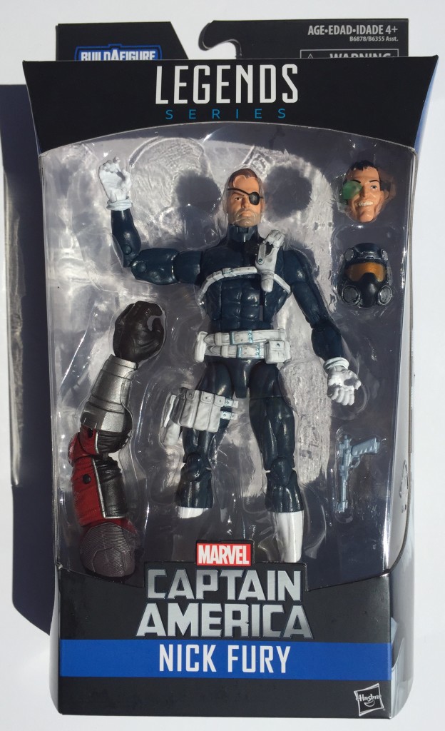 Hasbro Marvel Legends Nick Fury Six Inch Figure Packaged