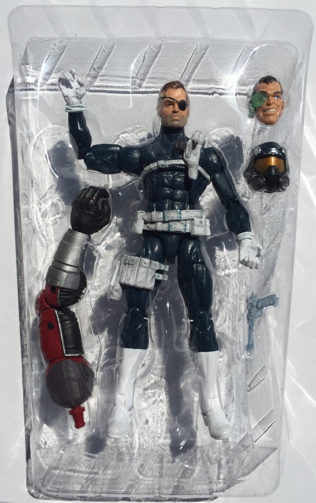 Marvel Legends Civil War Nick Fury Figure and Accessories