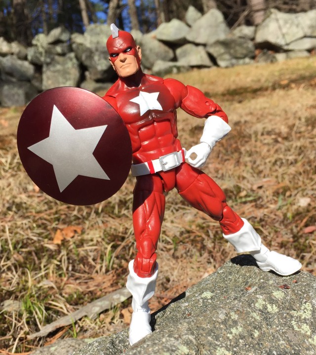 Marvel Legends Civil War Red Guardian 6" Figure with Shield