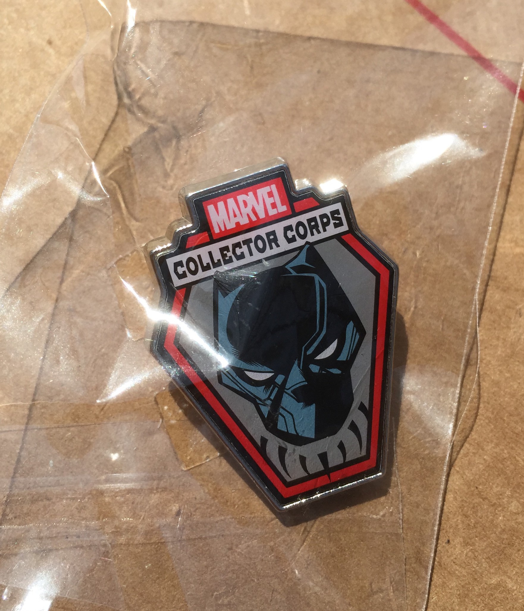 Marvel COLLECTOR Corps Funko Black Panther Pin exklusive MCC 