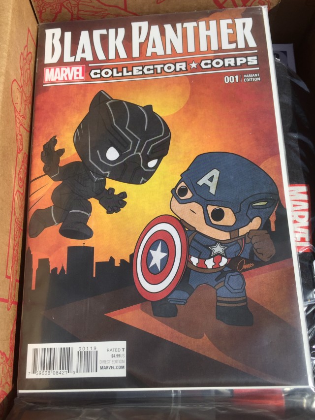 Marvel Collector Corps Black Panther #1 Variant Comic Book Cover