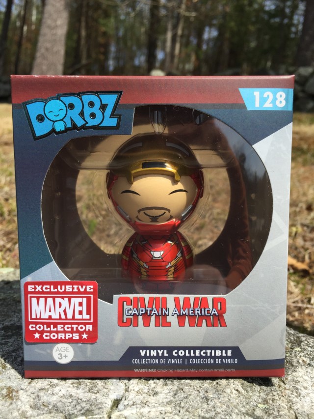 Marvel Collector Corps Unmasked Iron Man Dorbz Figure