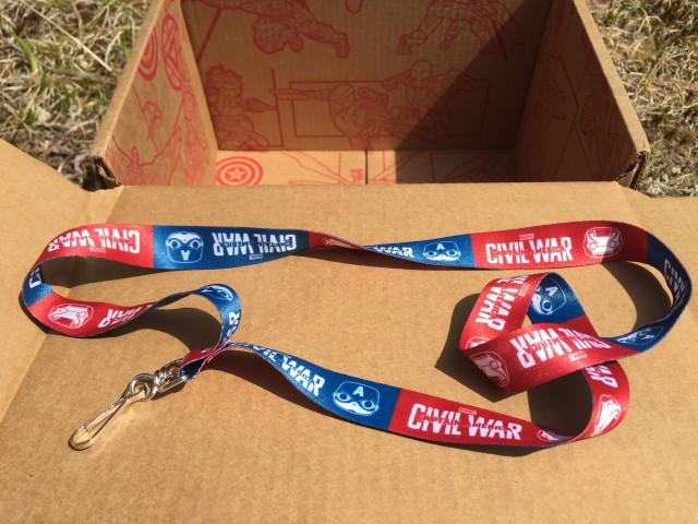 Marvel Collector Corps Civil War Lanyard