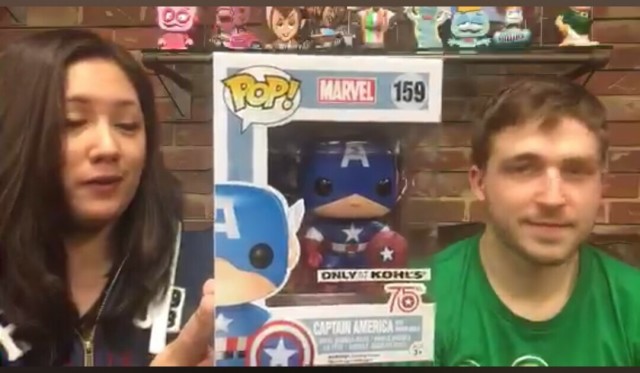 Captain America 75th Anniversary Kohl's Exclusive Funko Marvel POP 159