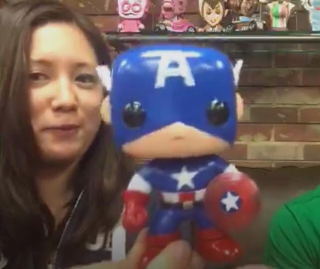 75th Anniversary Captain America Funko POP Vinyls Figure Out of Box