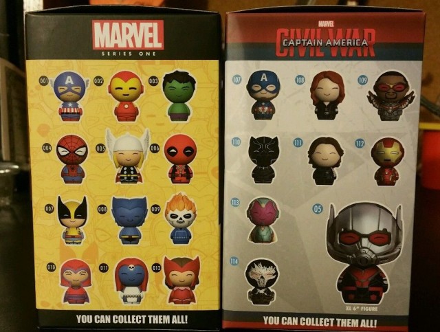 Marvel Dorbz Gamestop Exclusives Suit Vision GITD Hulk Box Sides