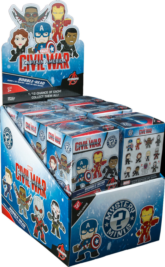Walgreens Captain America Civil War Mystery Minis Exclusives Case