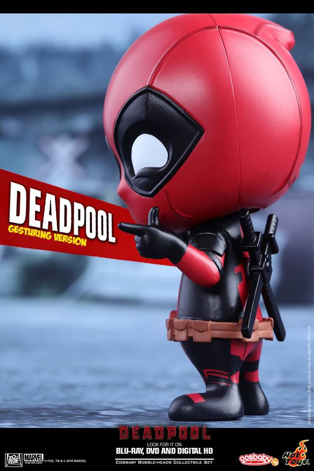 Deadpool Gesturing Version Cosbaby Figure Hot Toys