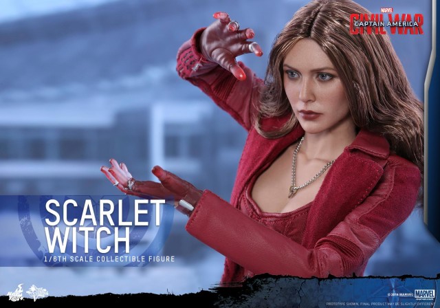Hot Toys Captain America Civil War Scarlet Witch Elizabeth Olsen Portrait