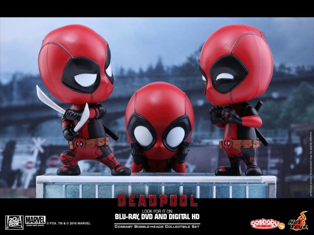 Hot Toys Deadpool Cosbabies Figures 3-Pack