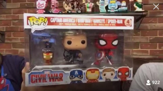 Civil War Funko Spider-Man POP Vinyl Figure 4-Pack