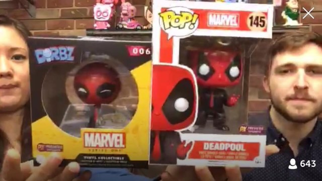 Funko Deadpool in Suit POP Vinyl and Dorbz Figures