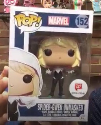 Marvel Universe #152 Spider-Gwen Unmasked Marvel Funko POP 