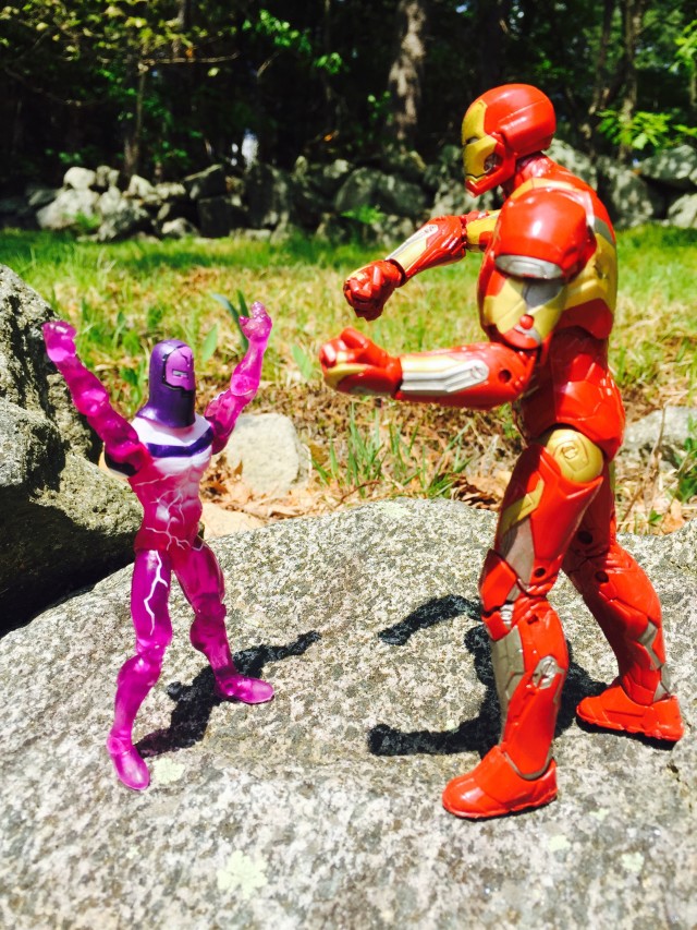 Marvel Legends Living Laser vs. Civil War Iron Man