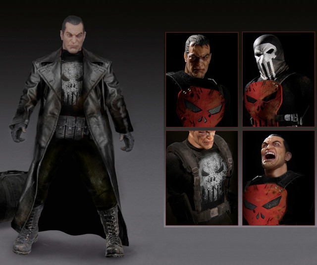 Mezco One 12 Collective Punisher Variants Thunderbolts Masked