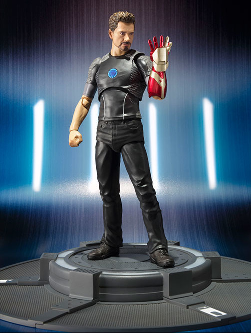 SH Figuarts Tony Stark Figure with Mark 42 Iron Man Arm