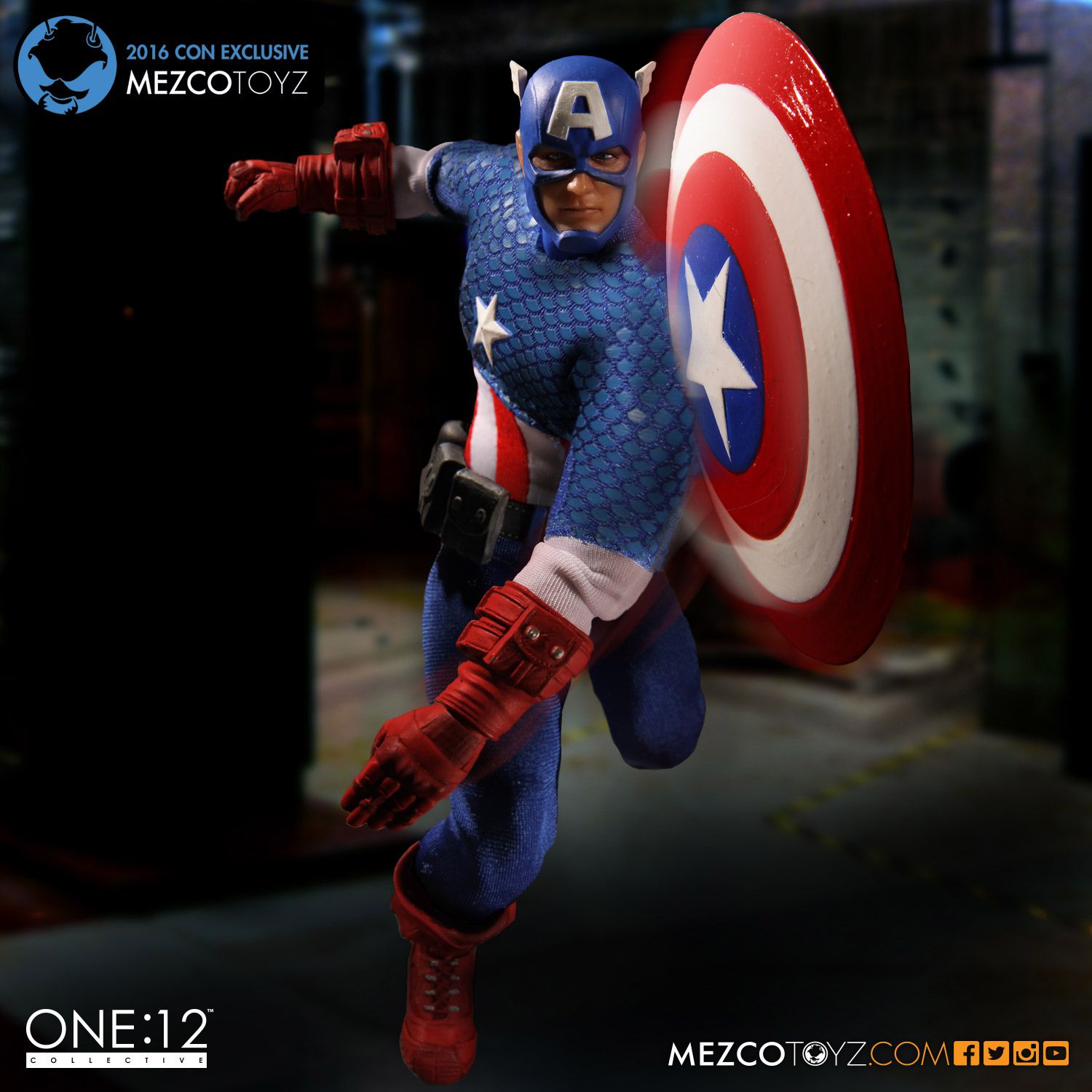 Marvel One:12 Collective SDCC Exclusive Classic Captain America Figure  Review 