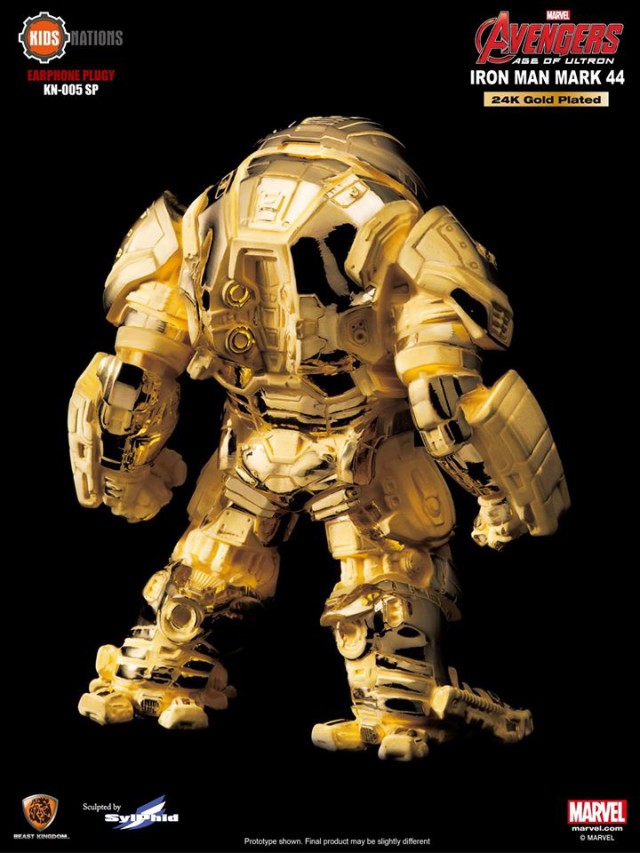 Comic Con Exclusive 24K Gold Iron Man Mark 44 Hulkbuster Figure