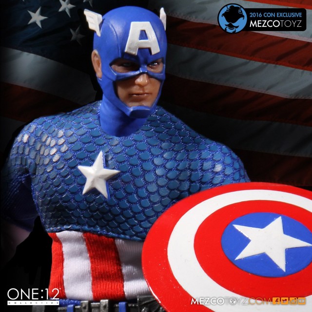 Deluxe Classic Captain America ONE 12 Collective Exclusive Figure