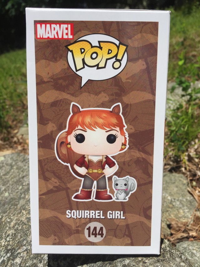 Box Side Marvel POP Vinyls Squirrel Girl
