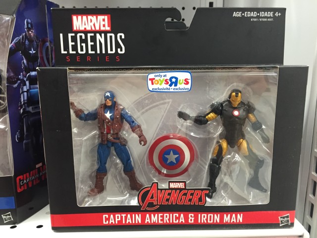 Toys R Us Exclusive Marvel Legends Captain America & Iron Man 2-Pack