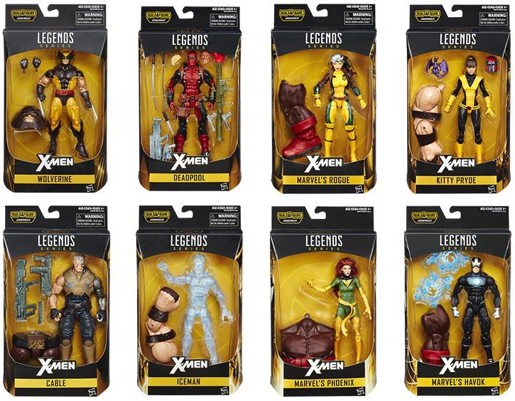 X-Men Marvel Legends 2016 Figures Hi-Res & Packaged Photos