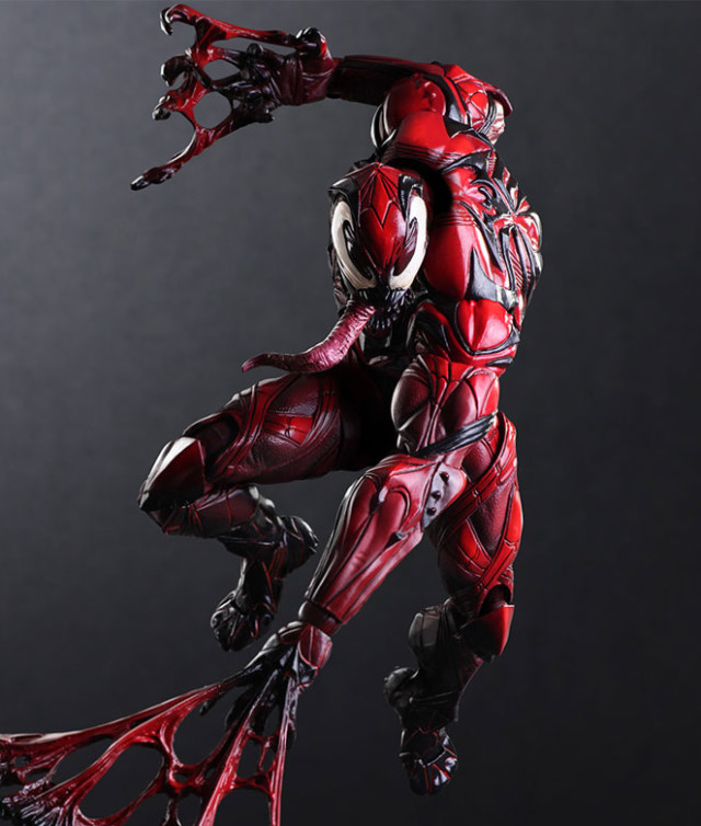 Play Arts Kai Venom Limited Color Version Carnage Figure